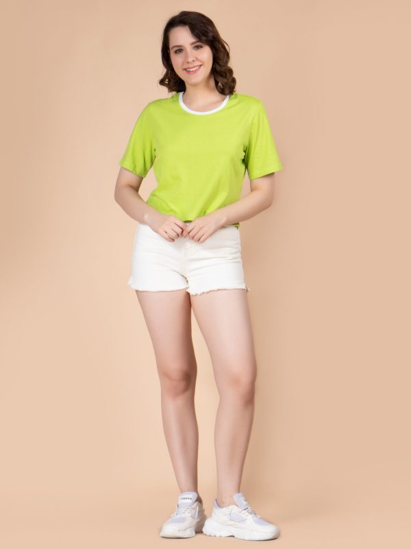 Buy Casual Crop T-shirt Online in India - Entellus Apparel