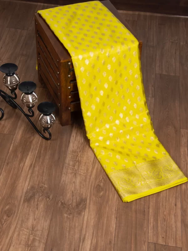 Banarasi Saree with Golden Zari Weave Soft Silk Online