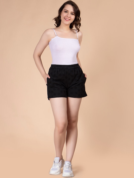 Buy Women Outdoor Cotton Shorts For Best Price
