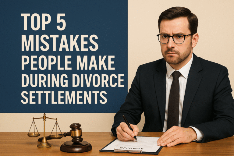 Top 5 Mistakes People Make During Divorce Settlements