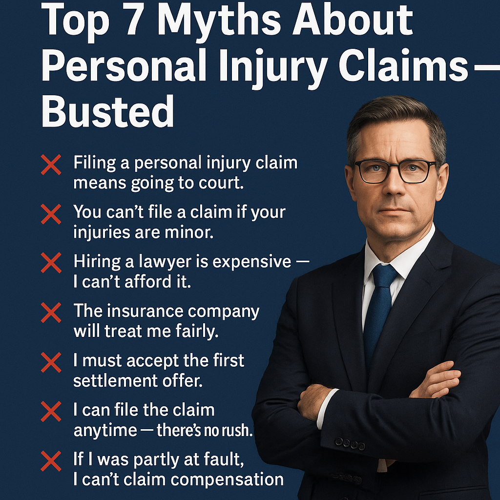 Top 7 Myths About Personal Injury Claims