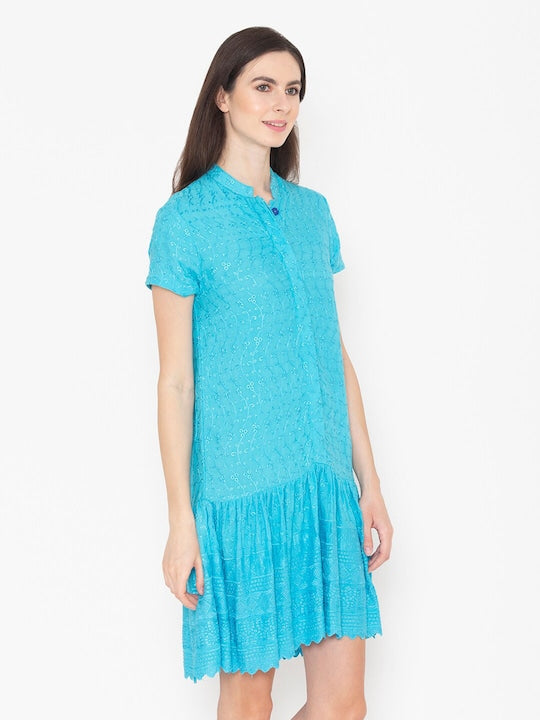 Self Design Shirt Dress