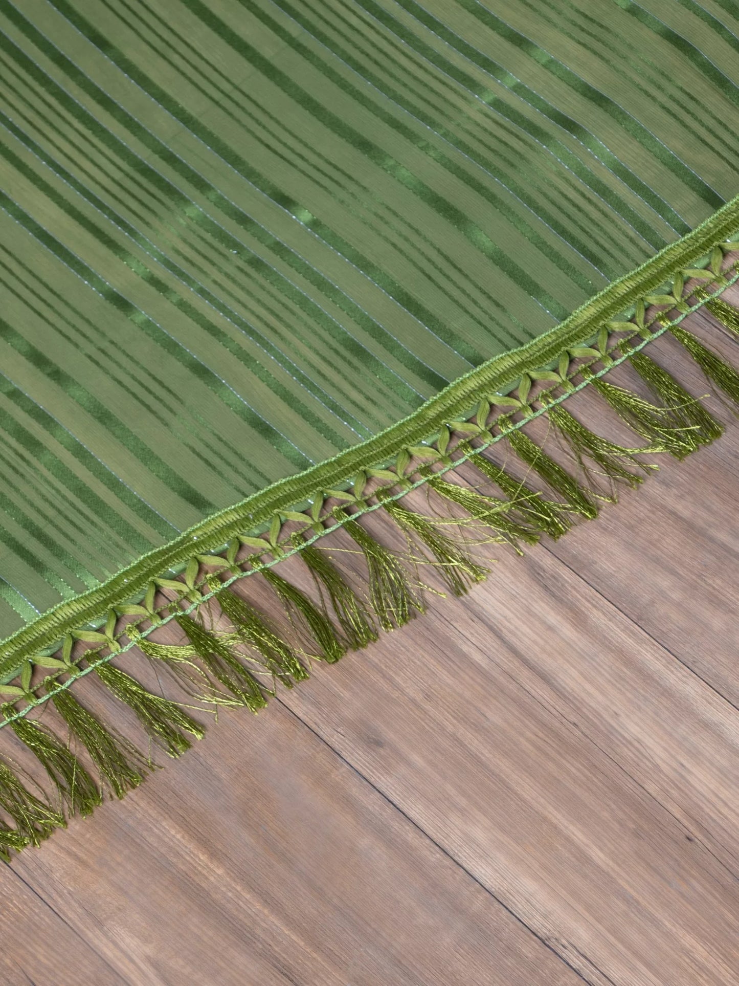 Embellished Striped Sycamore Saree