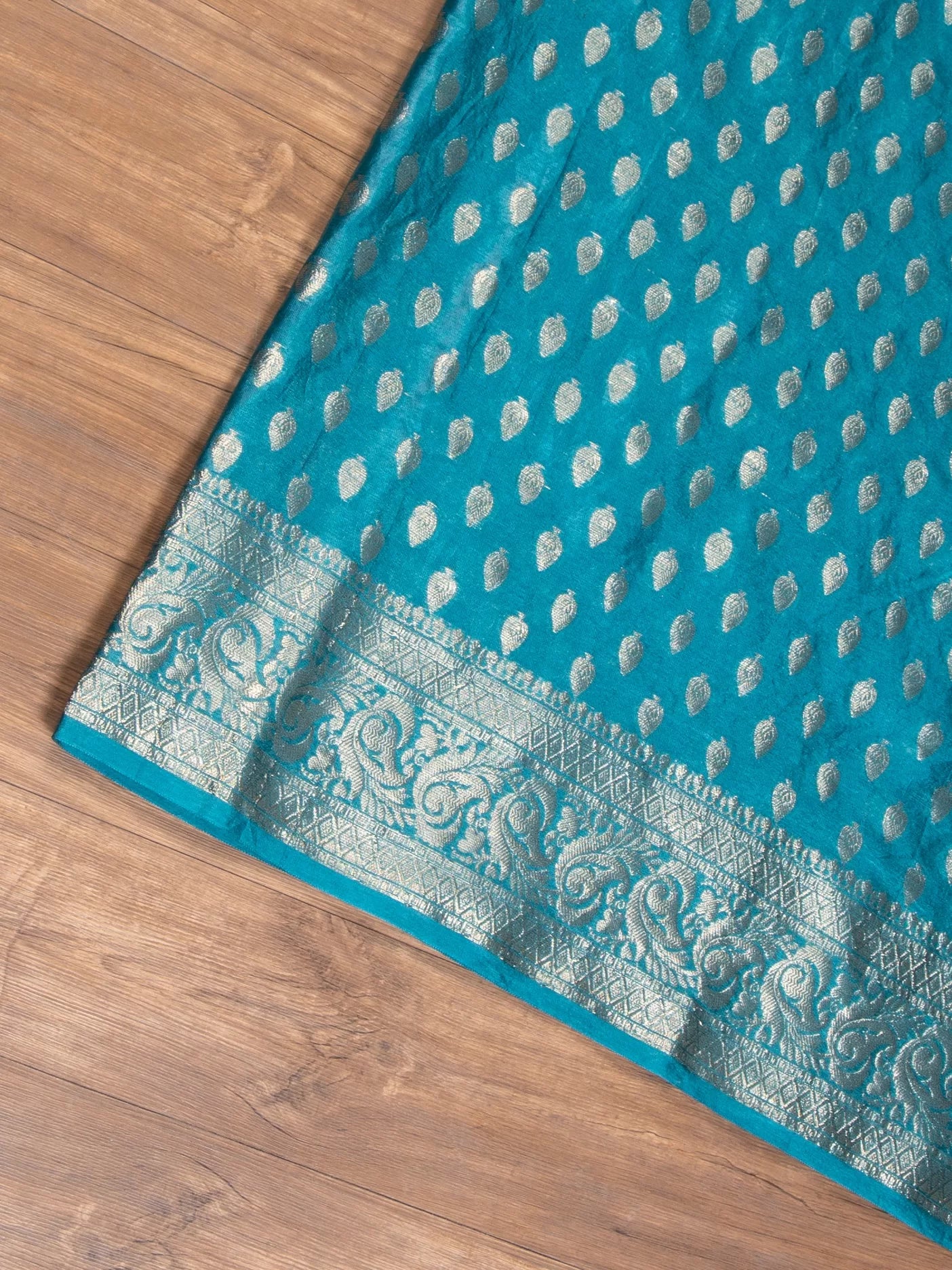 Banarasi Saree with Golden Zari Weave Soft Silk