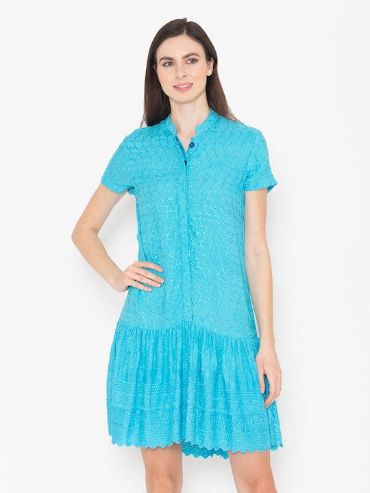 Self Design Shirt Dress