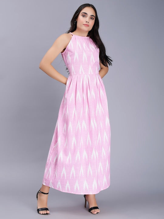 Ethnic Motifs Print Maxi Dress