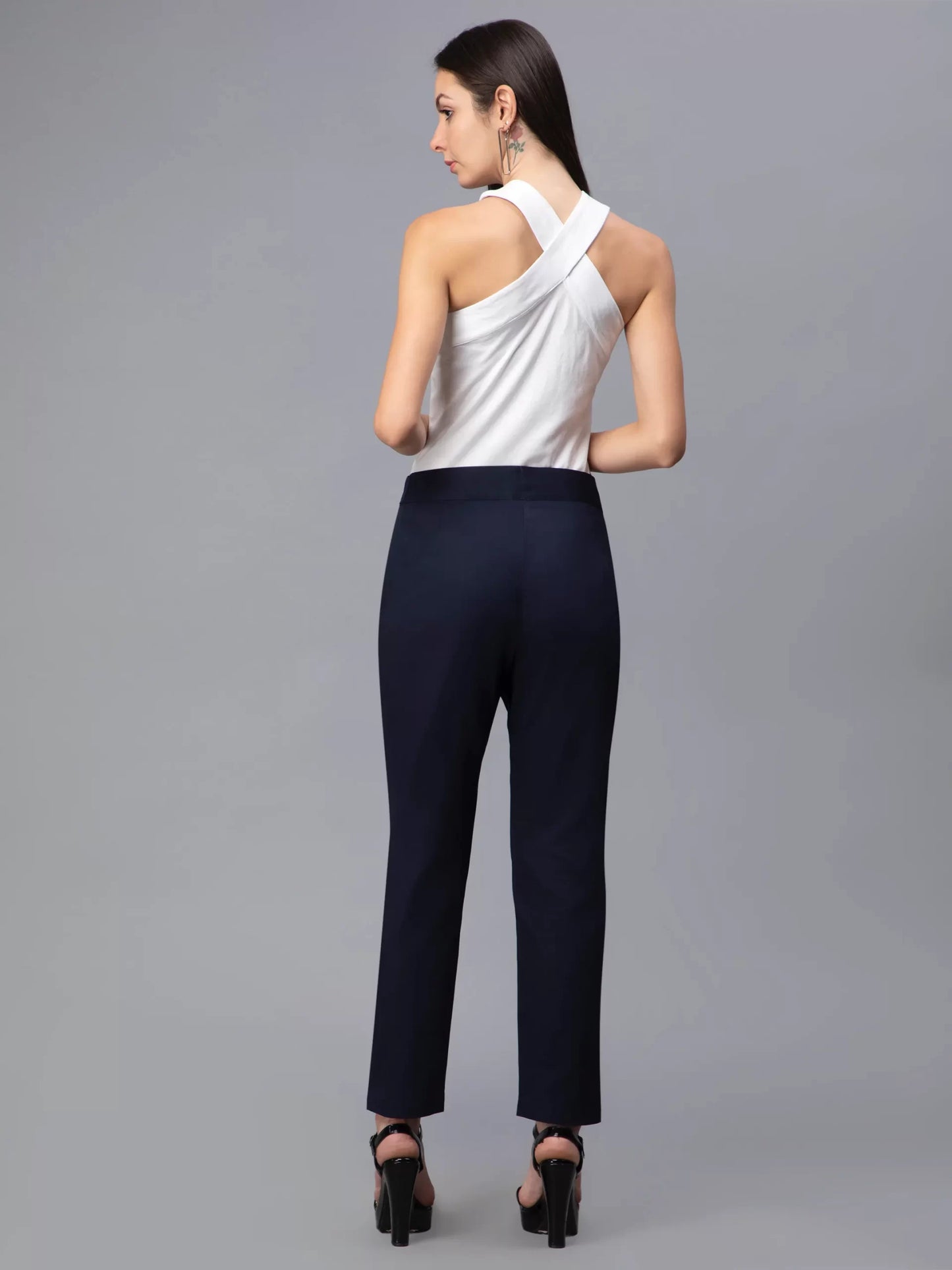 V-Neck Sleeveless Top &amp; Trousers