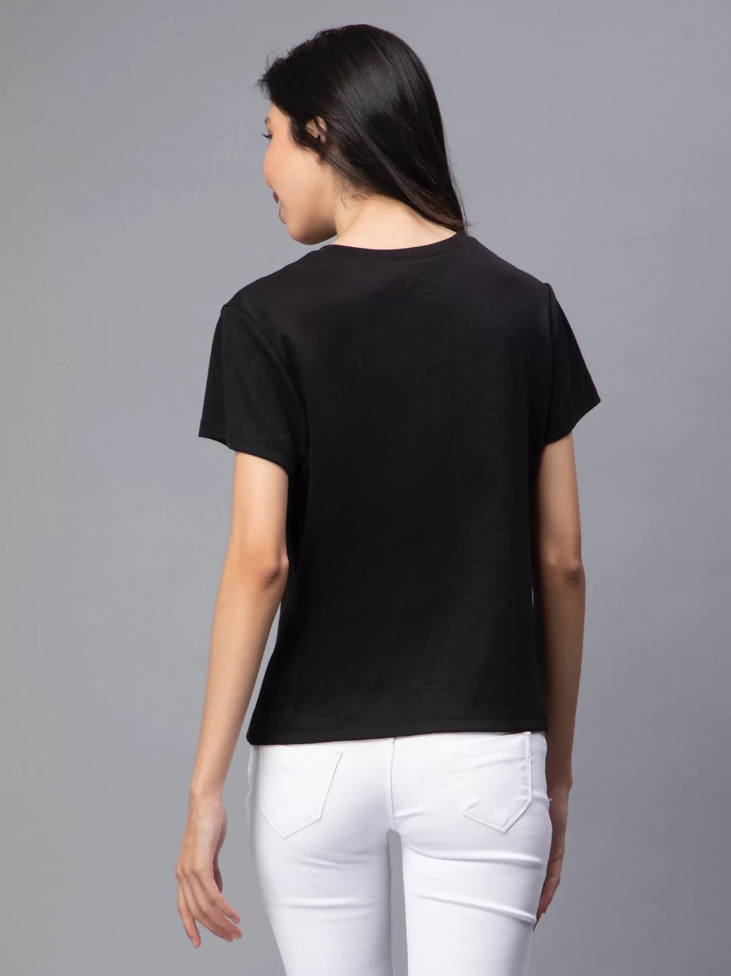 V-Neck Slim Fit Cotton T-shirt