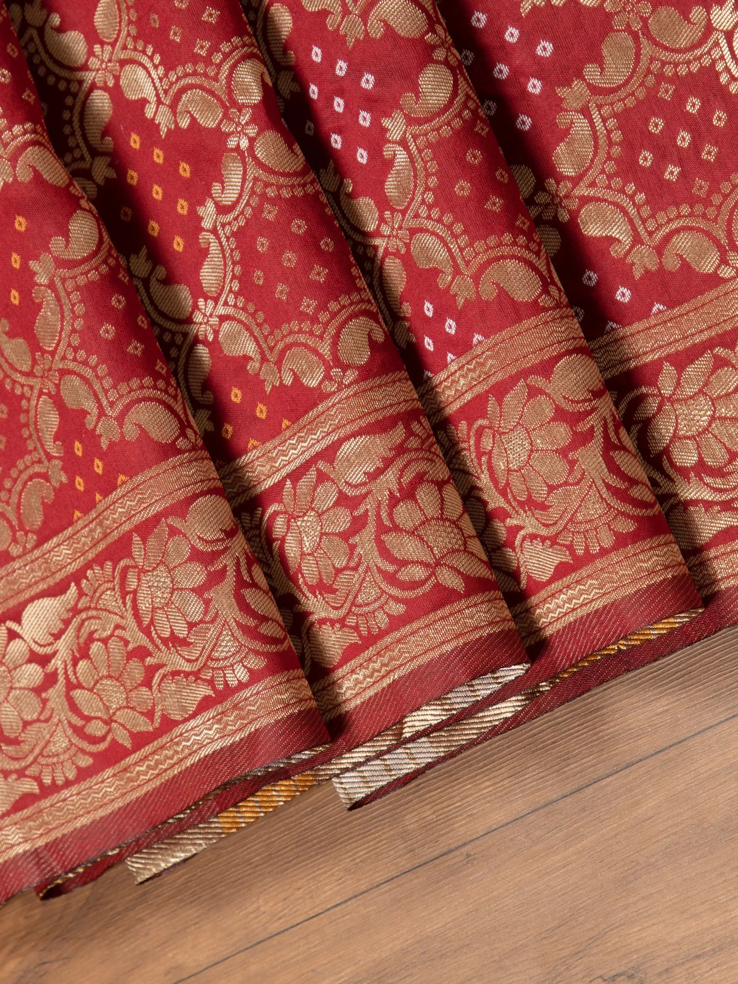 Banarasi Weaving Bhendhej Silk Patola Saree