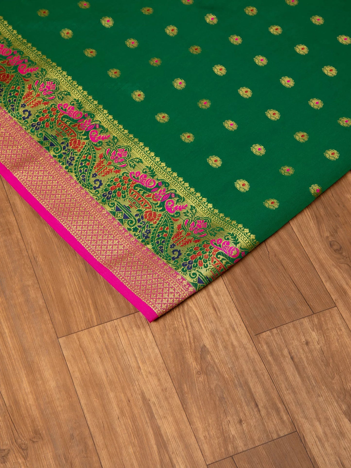 Cotton Silk Gold Zari Saree