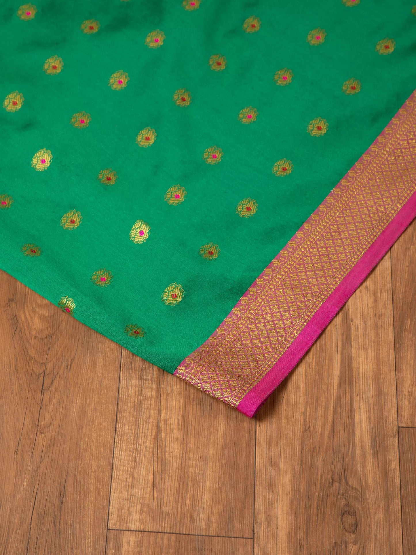 Cotton Silk Gold Zari Saree