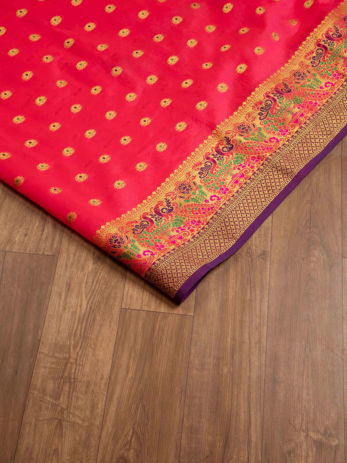 Cotton Silk Gold Zari Saree