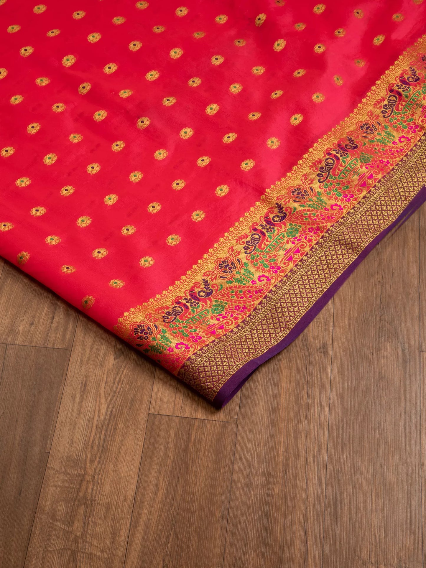 Cotton Silk Gold Zari Saree