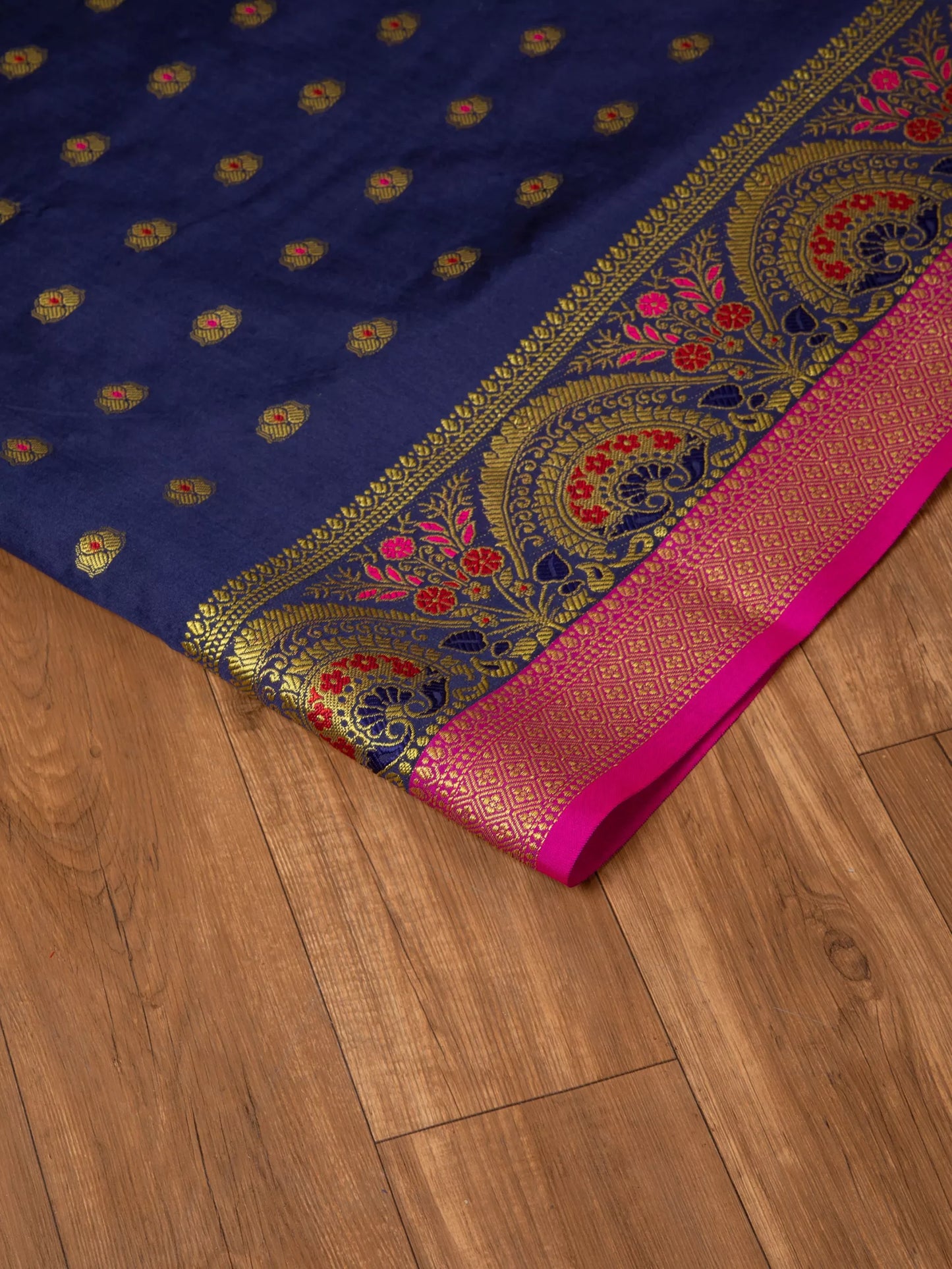 Cotton Silk Gold Zari Saree