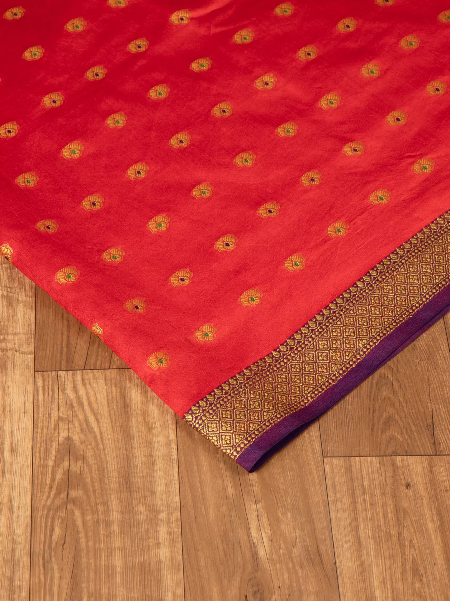 Cotton Silk Gold Zari Saree