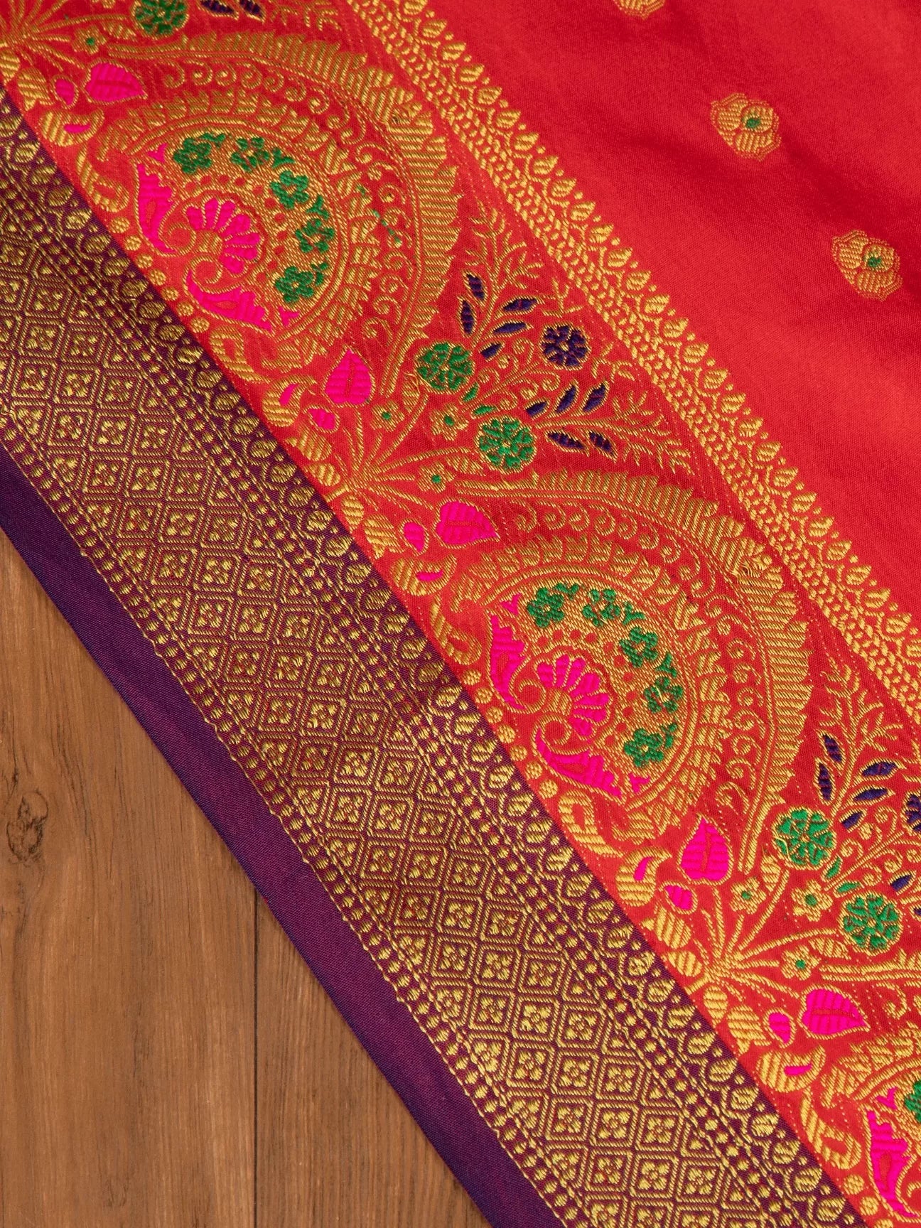 Cotton Silk Gold Zari Saree