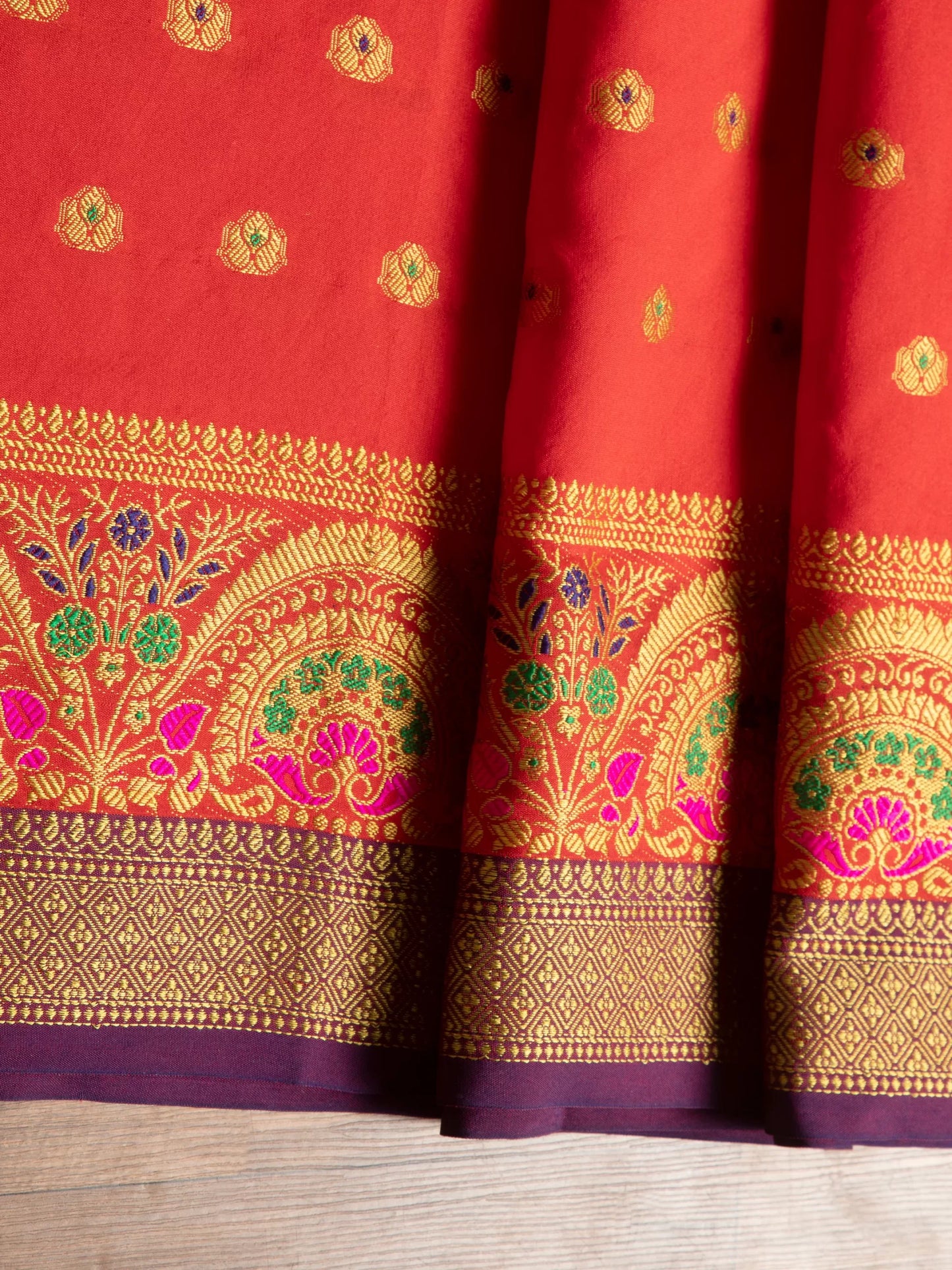 Cotton Silk Gold Zari Saree