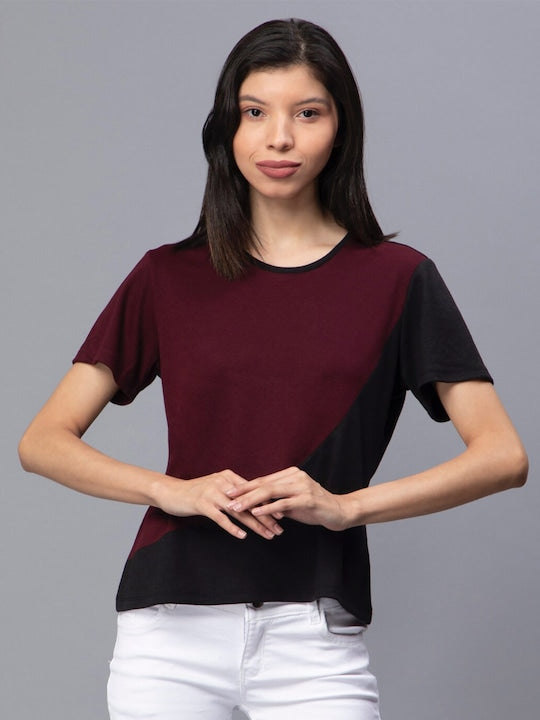 Round Neck Slim Fit Cotton T-shirt