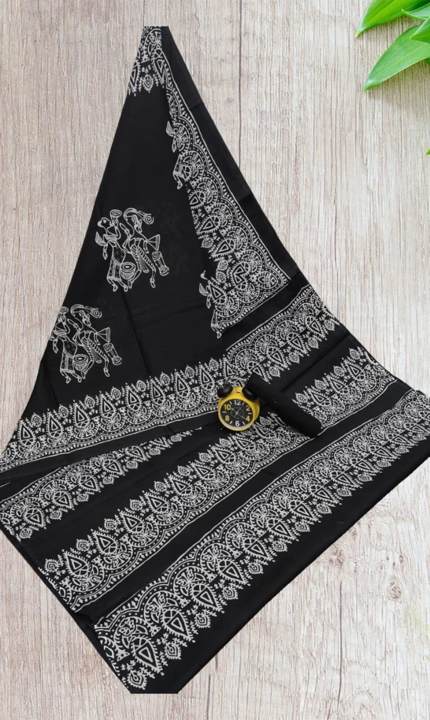 Pure Cotton Mulmul Sarees Block Print