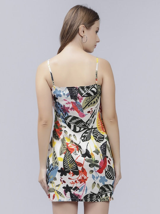 Floral Print Sheath Dress