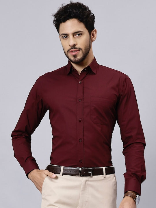 Classic Slim Fit Cotton Formal Shirt