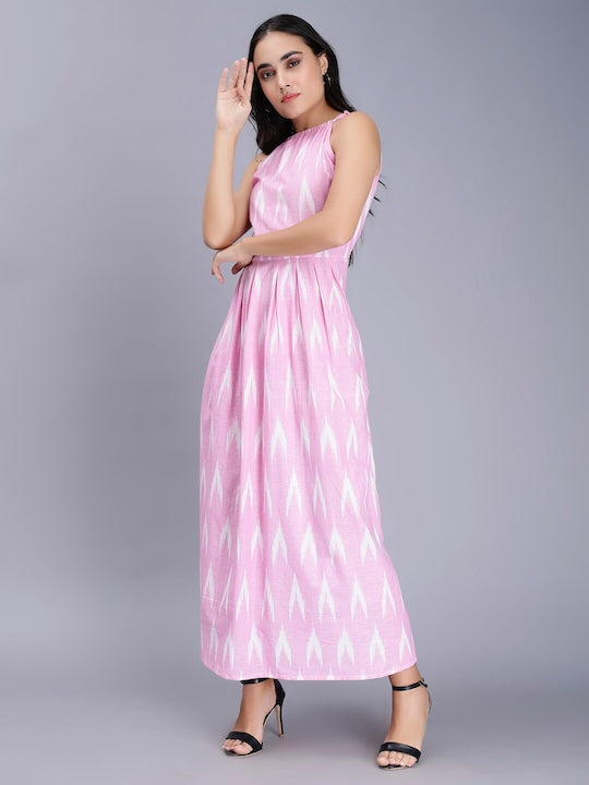 Ethnic Motifs Print Maxi Dress