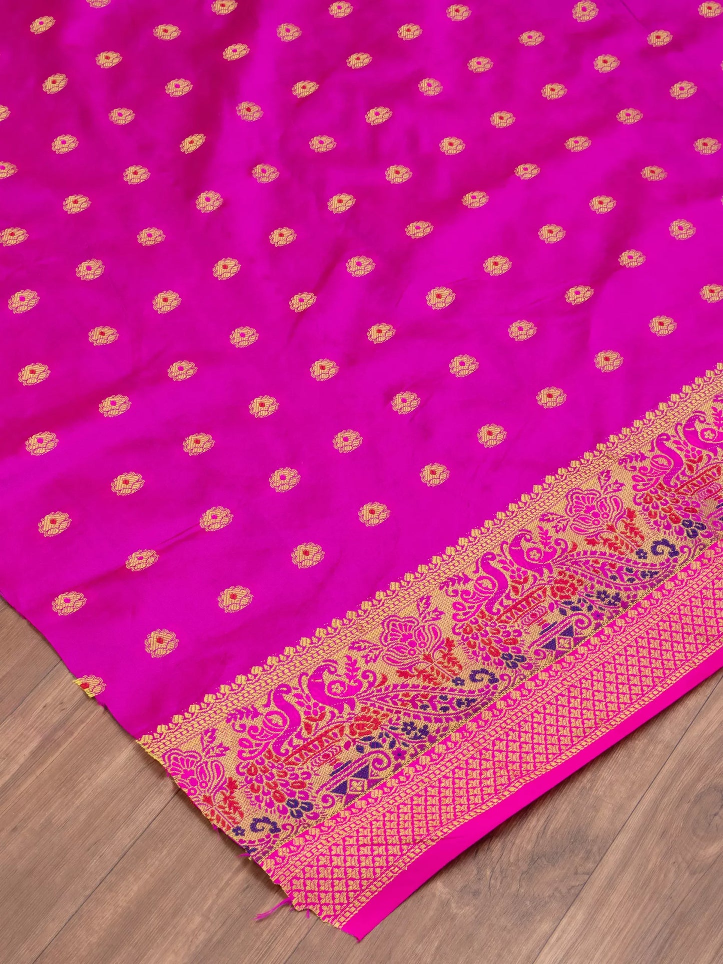 Cotton Silk Gold Zari Saree