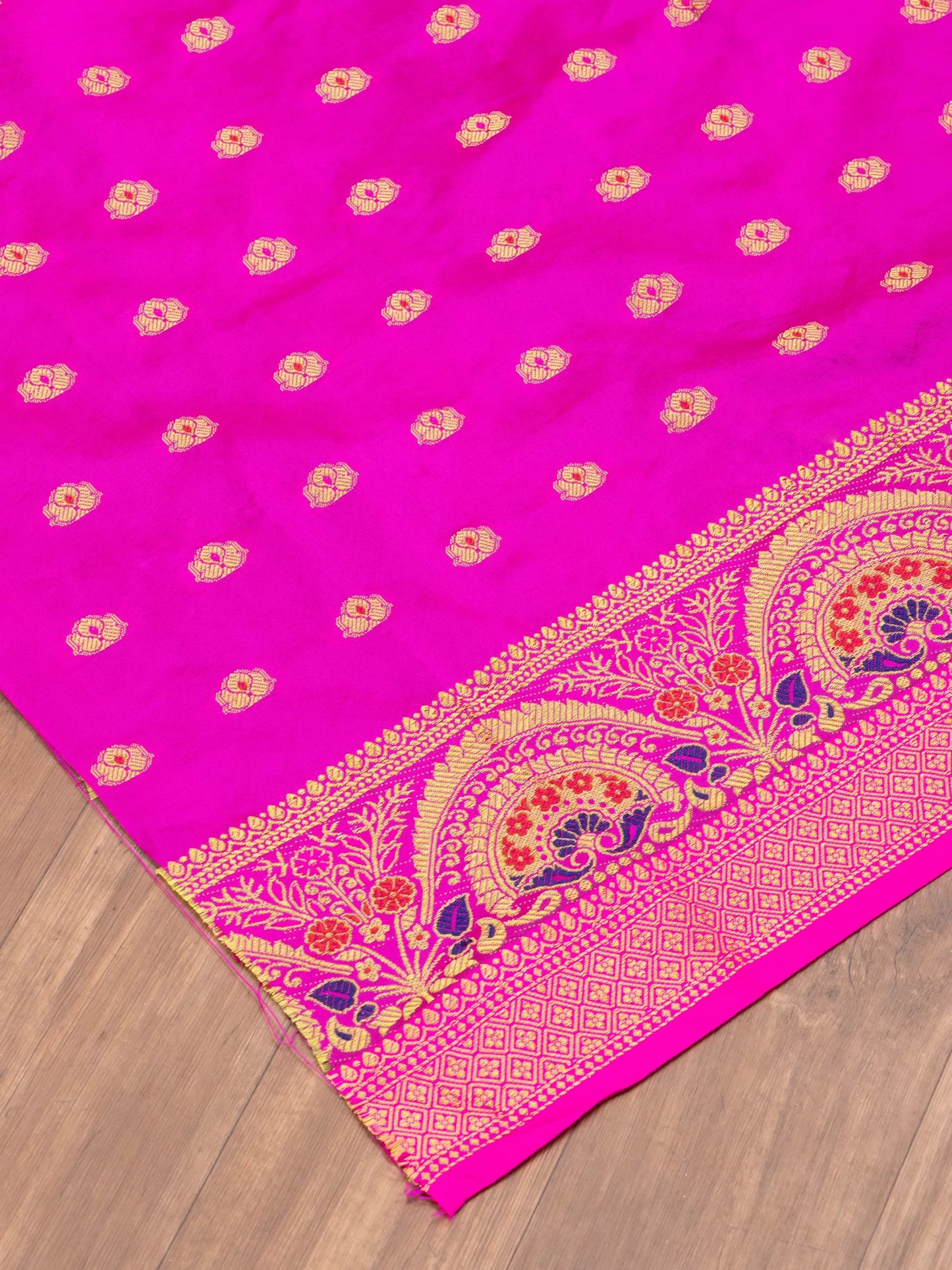 Cotton Silk Gold Zari Saree