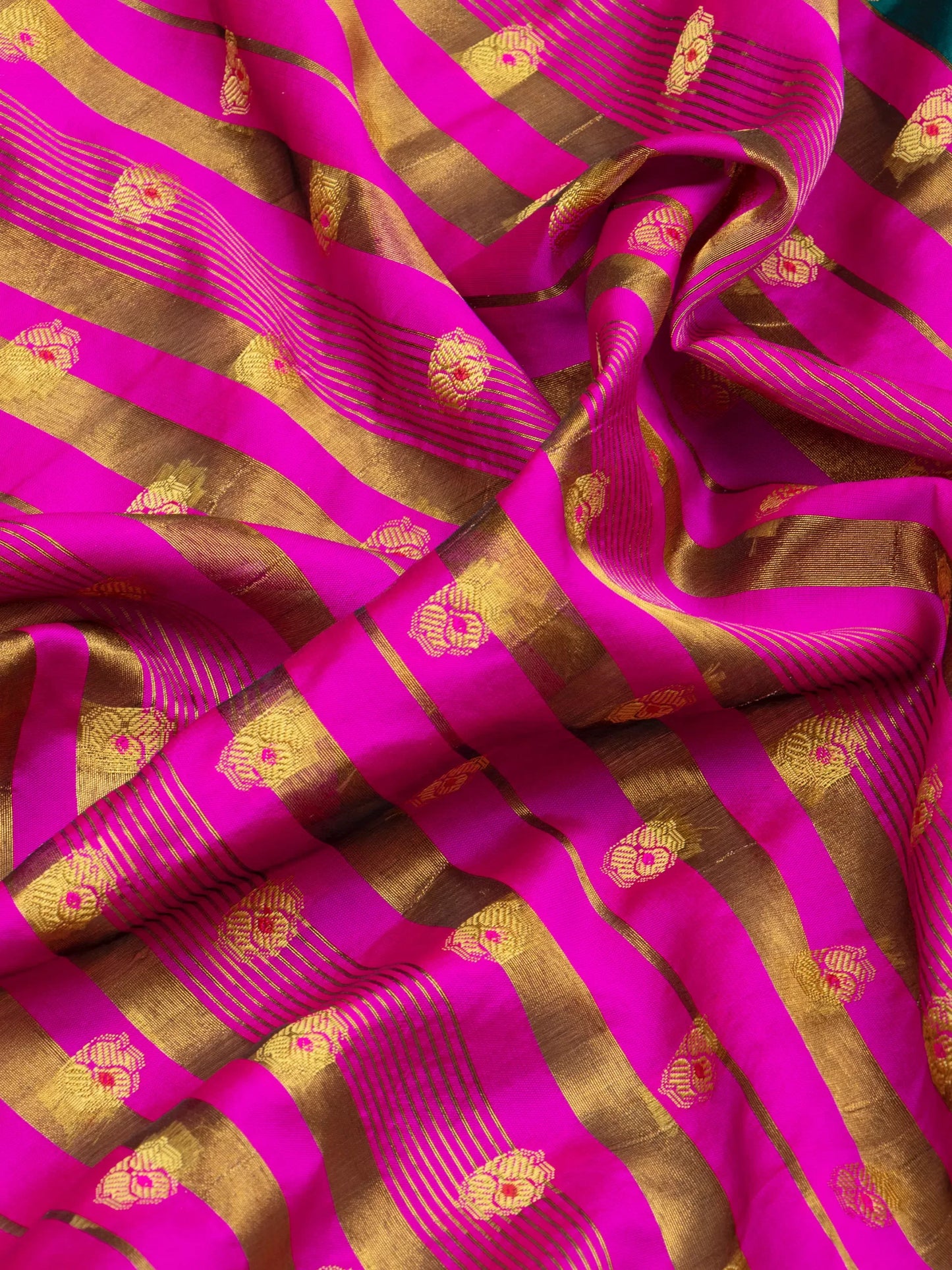 Cotton Silk Gold Zari Saree