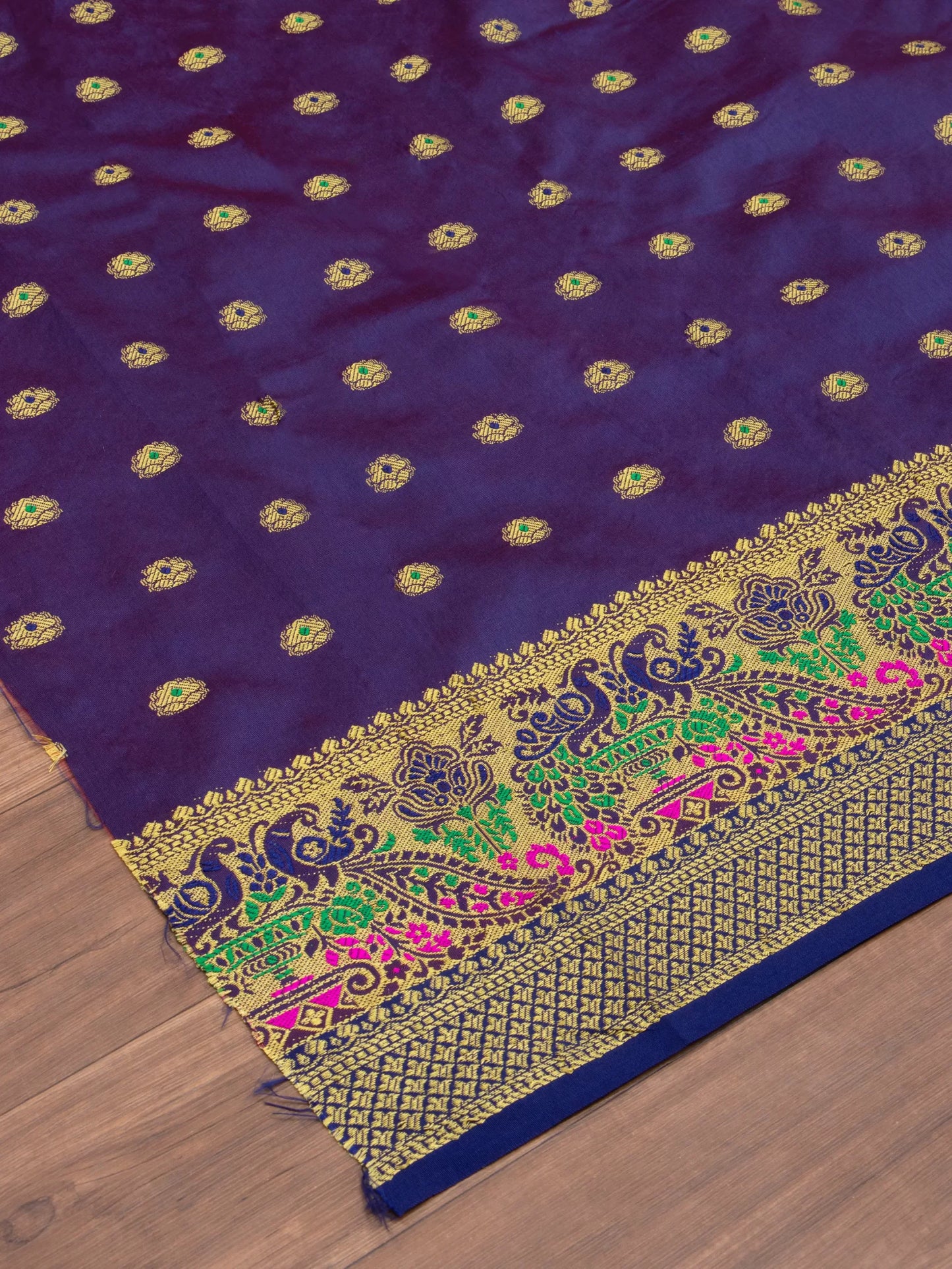 Cotton Silk Gold Zari Saree