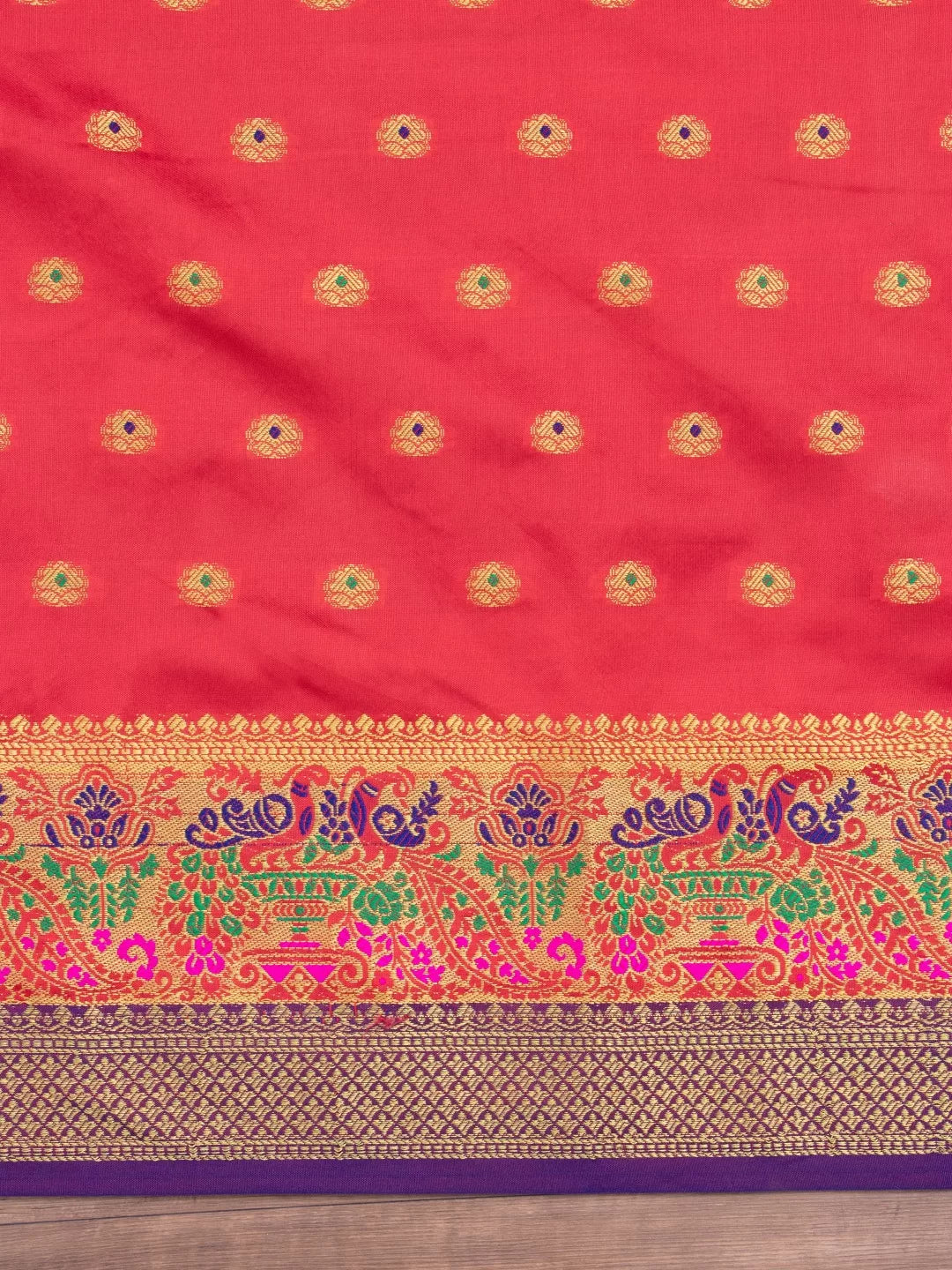 Cotton Silk Gold Zari Saree