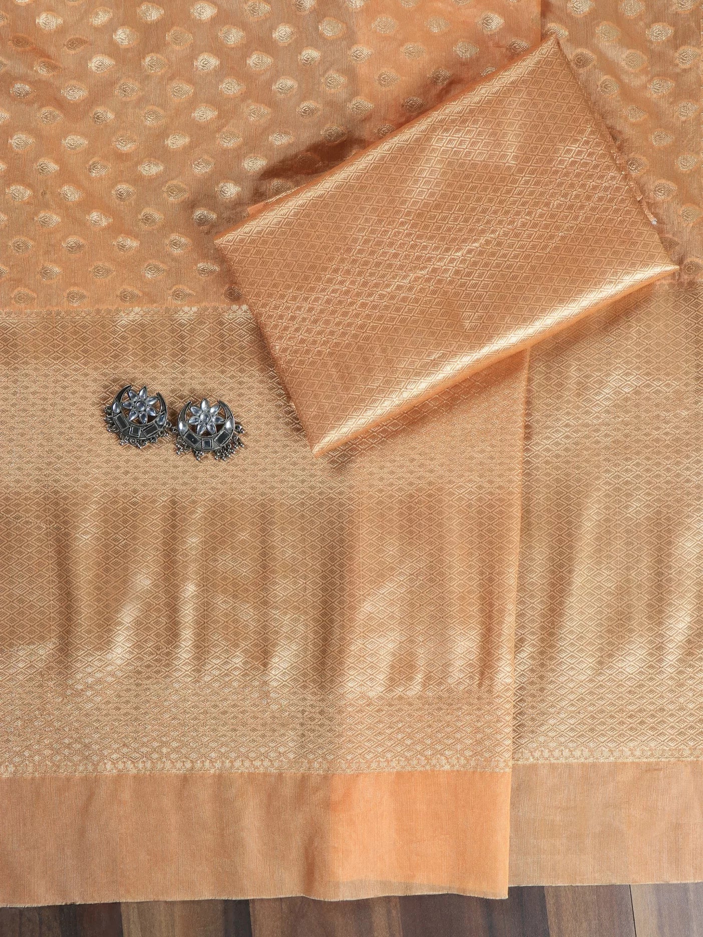 Banarasi Saree with Golden Zari Weave Soft Silk