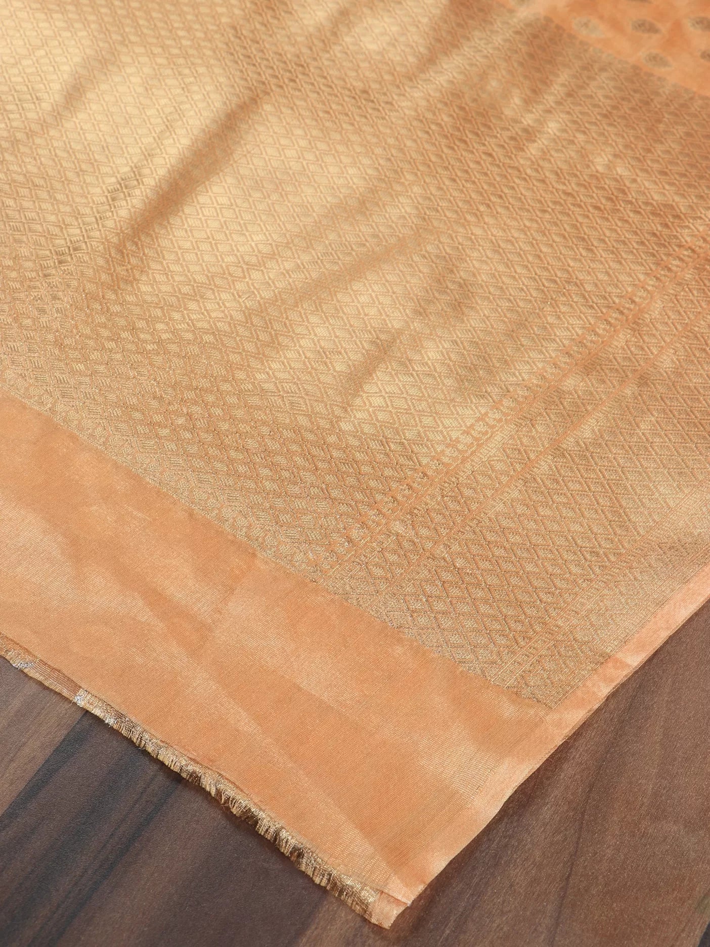 Banarasi Saree with Golden Zari Weave Soft Silk