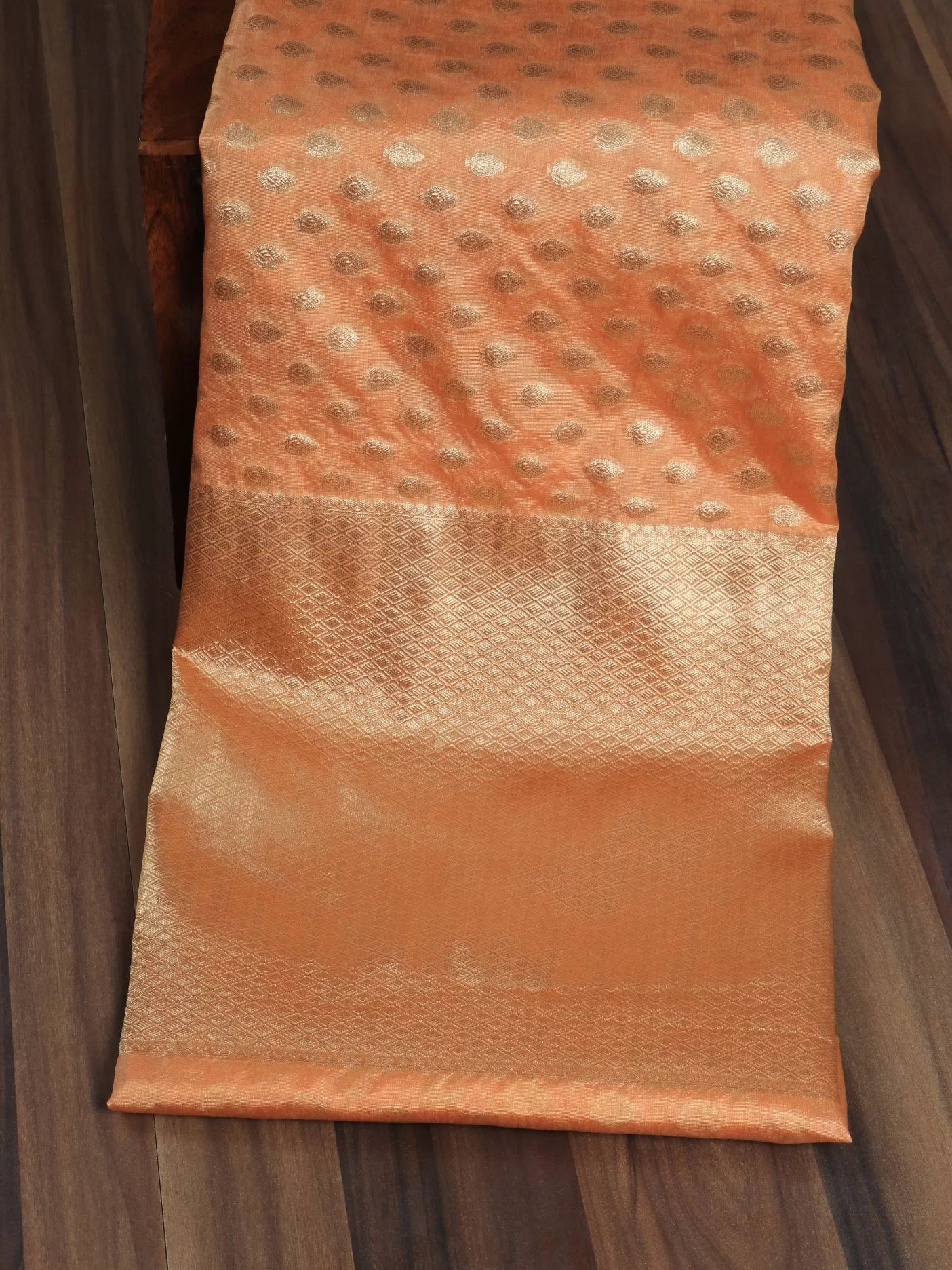 Banarasi Saree with Golden Zari Weave Soft Silk